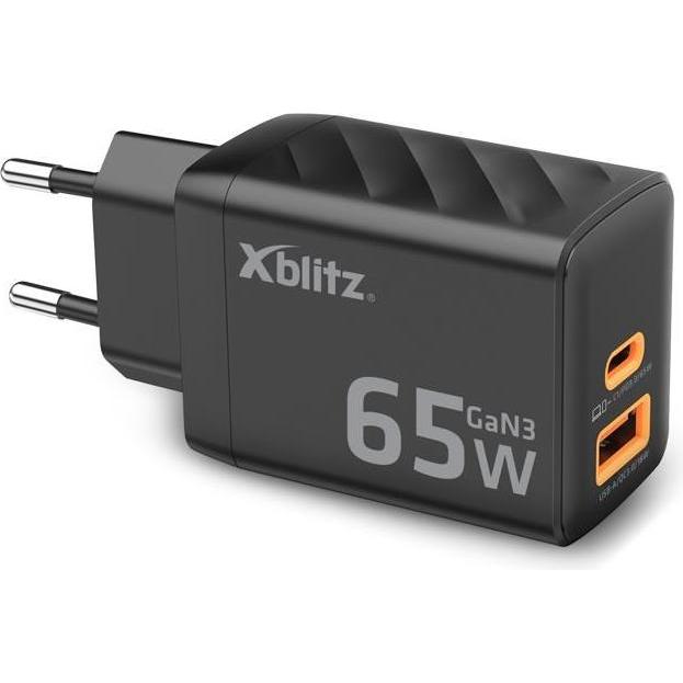 Xblitz XC2 GaN3 PD65W USB-C + USB-A Ladegerät, USB Ladegerät