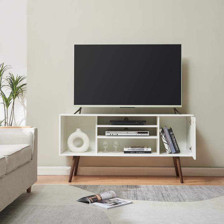 Produktbild En.Casa Fernsehschrank Vare 130x40x66 cm Weiss