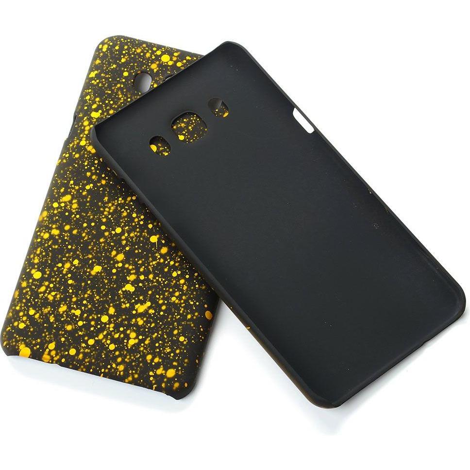 König Design Handy Hülle Schutz Case Bumper Etuis für Samsung Galaxy J7 2016 3D Sterne Gelb (Samsung Galaxy J7 (2016)), ...