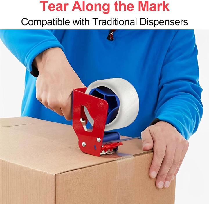 Image du produit Fousenuk 12 Rollen transparentes Paketklebeband (48 mm)