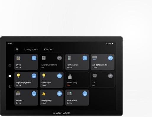 Actual product image EcoFlow PowerInsight Bedienpanel