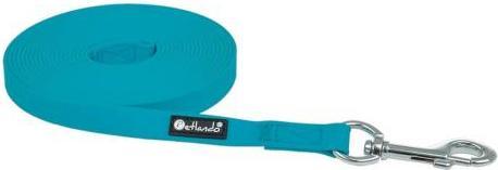 Petlando Schleppleine Trekking 15mm für Hunde Blau 10 m (10, Hund, Spazieren)