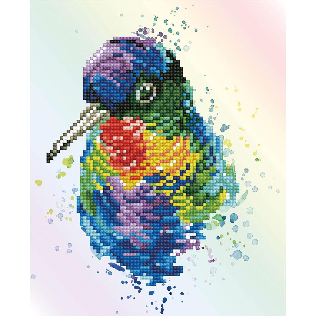 Diamond Dotz Bastelset Rainbow Feathers 22 x 27 cm