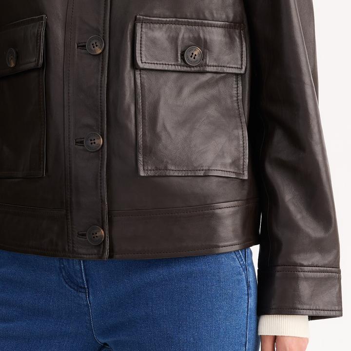 Actual product image Anne Weyburn Kurze Jacke aus Schafsleder (42)