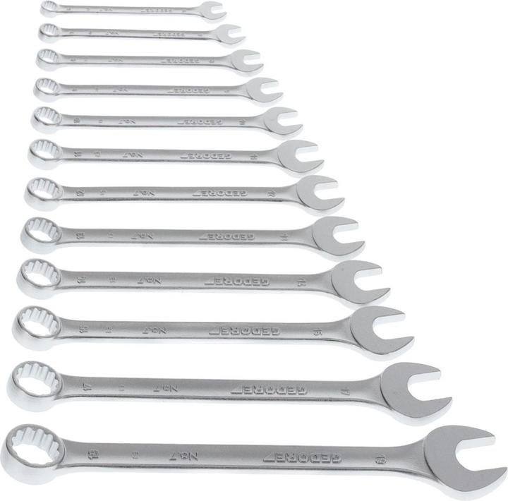 Image du produit Gedore 7-0112 Jeu de clés mixtes 12 pièces profil UD 6-19 mm (19 mm, 12 mm, 14 mm, 10 mm, 17 mm, 11 mm, 15 mm, 13 mm)