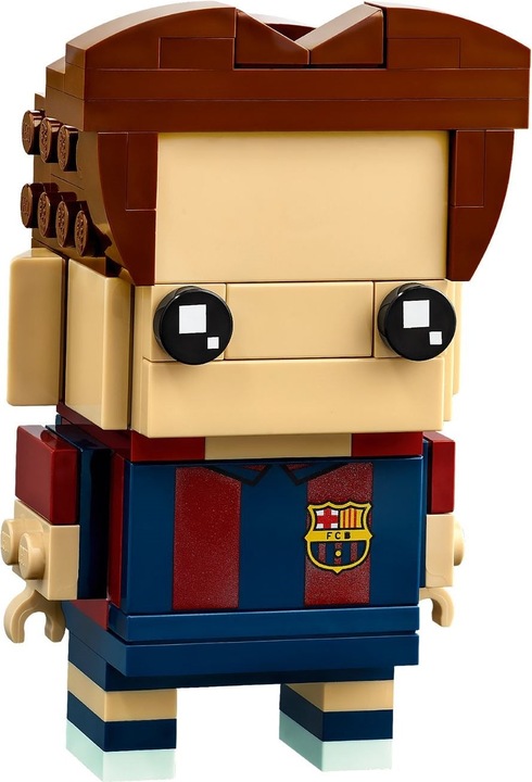 Actual product image LEGO Brick Headz - FC Barcelona â€" Go Brick Me (40542, LEGO Brickheadz)