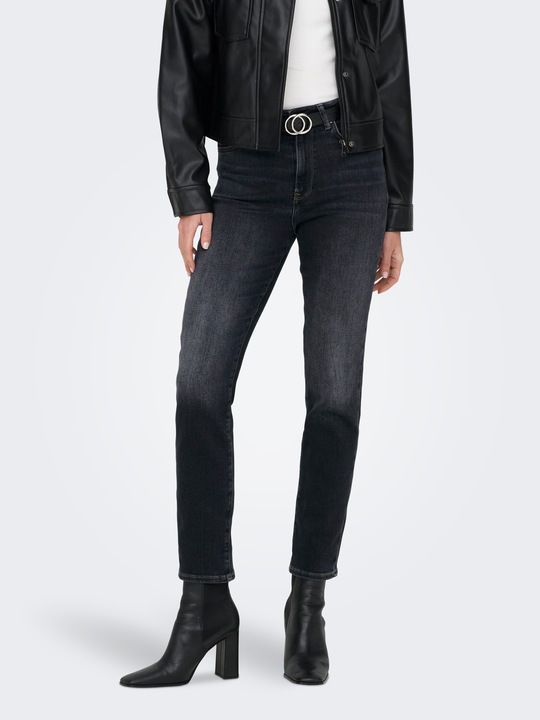 Immagine prodotto Only ONLEMILY Jeans a vita alta e taglio dritto Jeans dalla vestibilità dritta (W25/L32)