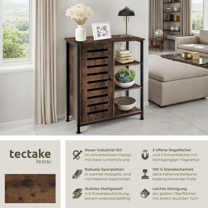 Image du produit tectake Buffet 71x32x82cm (71 x 32 x 82 cm)