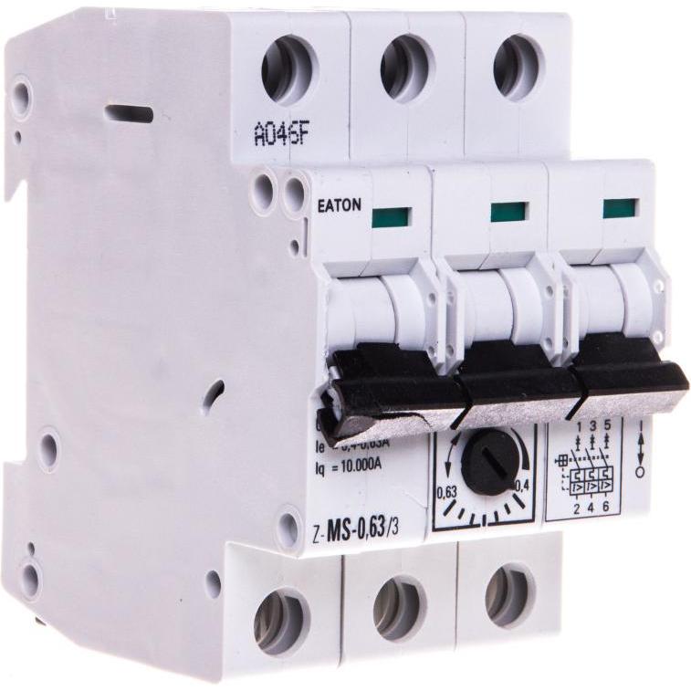 Eaton, Schutzschalter, Motorschutzschalter, 0,4-0,63 A, 3p 248405