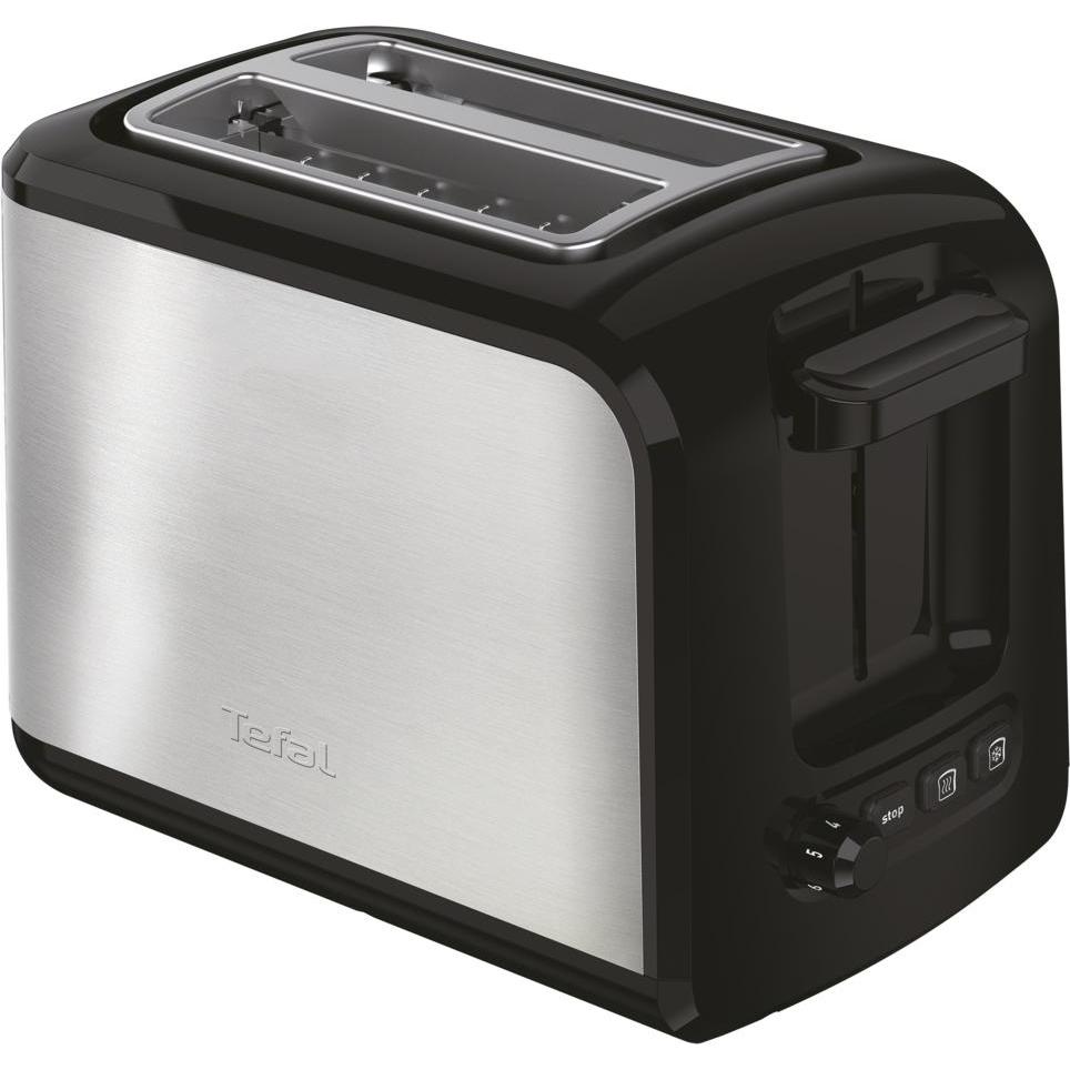 Tefal 2-Scheiben-Toaster, Toaster, Schwarz