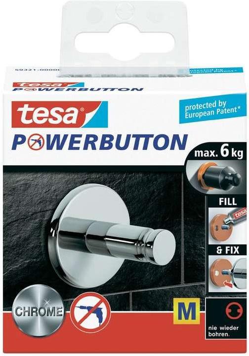 Image du produit tesa Powerbutton Hook Universal medium
