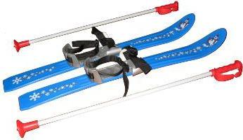Image du produit Gizmo Riders Ski til Børn 90 cm med skistave, Blå (90 cm)