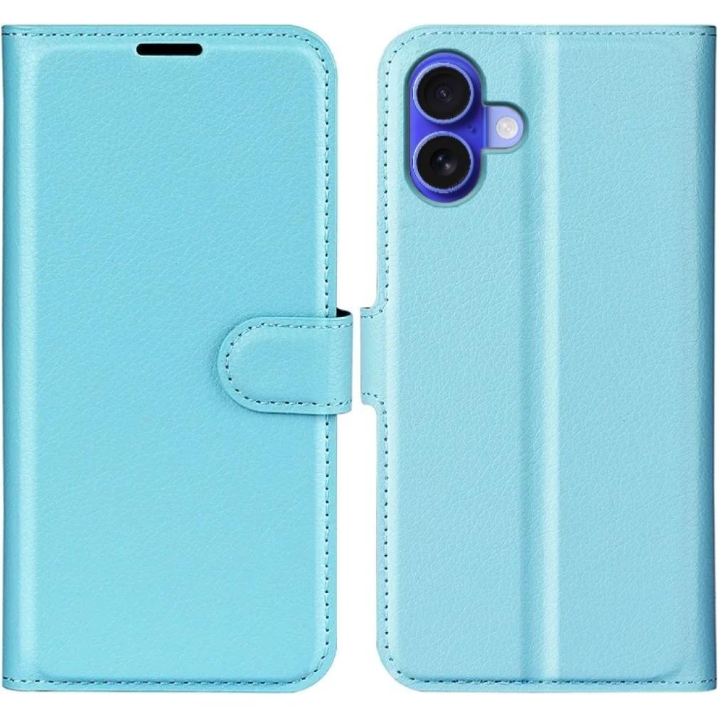 Screenguard Apple iPhone 16 Plus Leather Guard Lederhülle (Apple iPhone 16 Plus), Smartphone Hülle, Blau