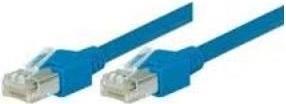 Image du produit Tecline Câble patch S/UTP, Cat 5e, bleu, 0,3 m PVC, très flexible, avec câble Dätwyler et connecteurs (S/UTP, CAT5e, 0.30 m)