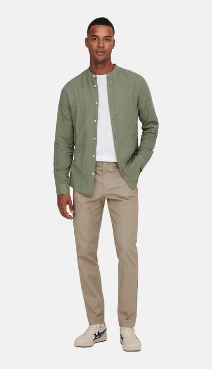 Image du produit Only & Sons Onscaiden Ls Lin Solid Mao Noos (XL)
