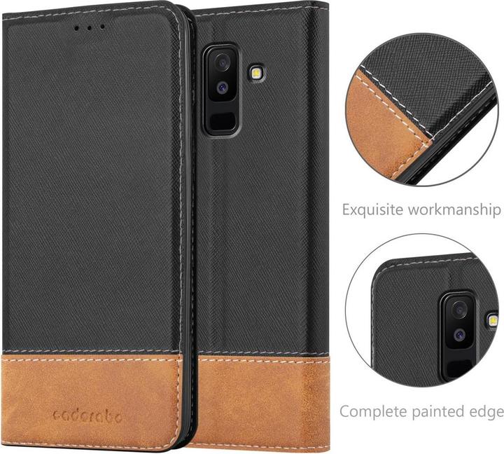 Produktbild Cadorabo X-Wallet Kunstlederkombi Hülle (Samsung Galaxy A6+)