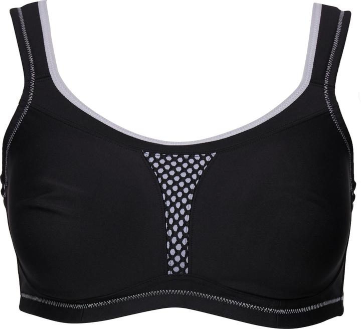 Ulla Popken Sport-BH, ohne Bügel, Netzeinsatz, Cup C - E (85 C)