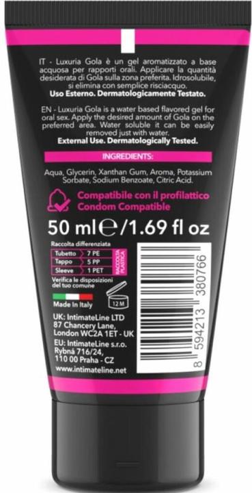 Produktbild Luxuria Oral Sex Gel Cherry Flavor 30 ml (30 ml)