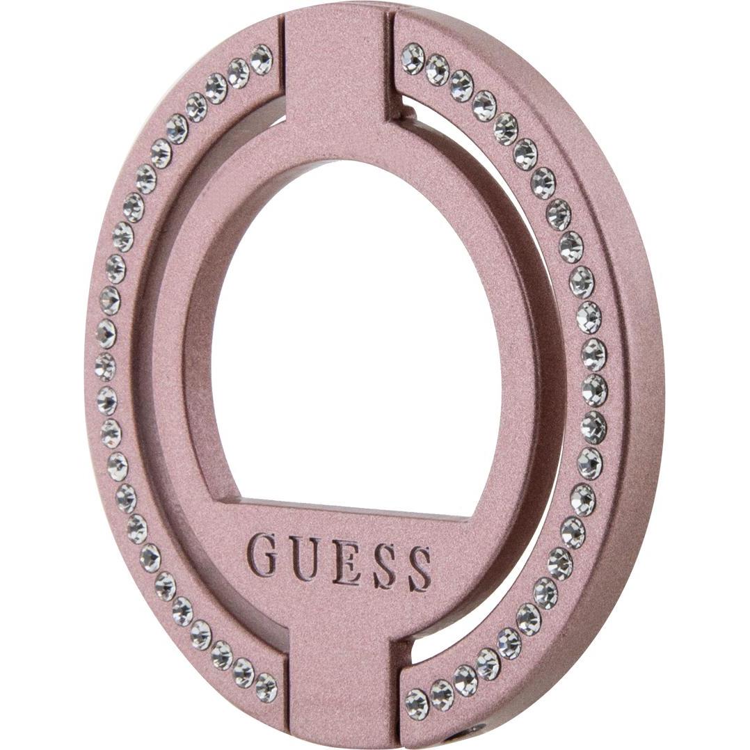 Thumbnail - Guess Magsafe Ringstand with Rhinestones, Smartphone Halterung, Rosa