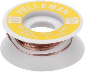 Actual product image Velleman Desoldering wire (desoldering litz)