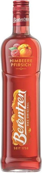 Berentzen Liqueur fruitée de framboise et de pêche