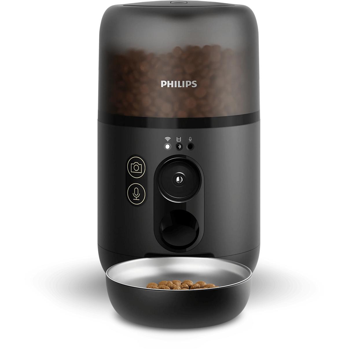 Comparer les prix de Philips Mangeoire intelligente Pet Series avec caméra, 4,5 L, gris (PAW5320/02)
