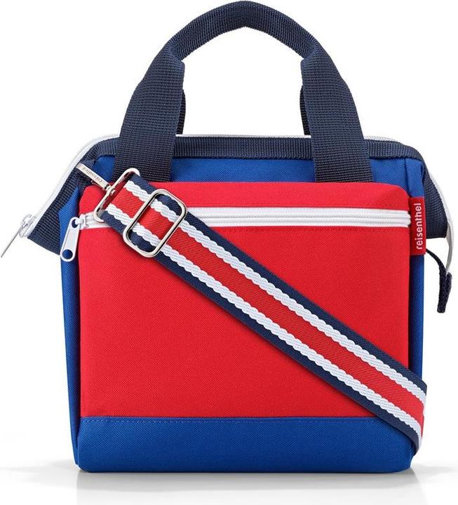 Dunkelblau, Rot, Weiss