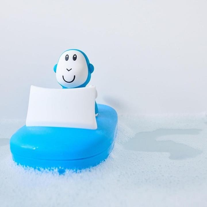 Actual product image Matchstick Monkey bath toys BATHTIME, 2 pcs, Blue color, 12 months +, MM-B-BSG-002
