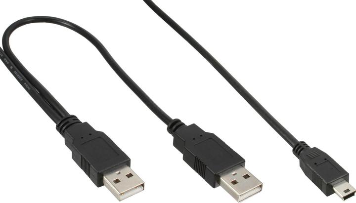 Actual product image InLine USB Mini-Y cable (1.50 m, USB 2.0)