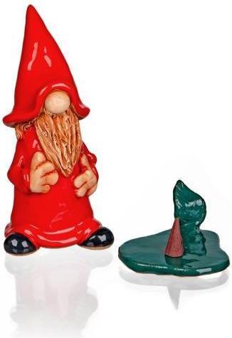 Image du produit Crottendorfer 3701 - Encensoir céramique lutin rouge, 18 cm