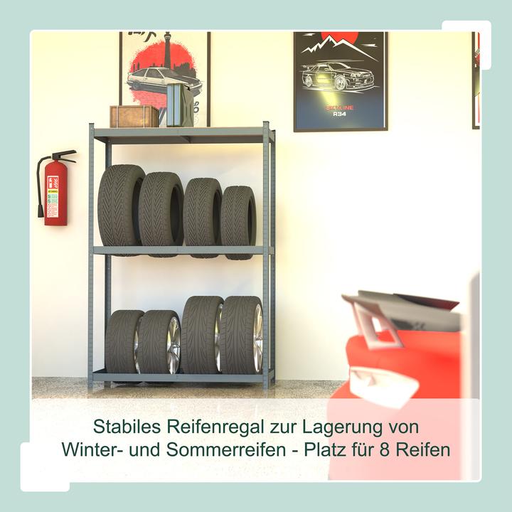 Actual product image Relaxdays Tyre rack