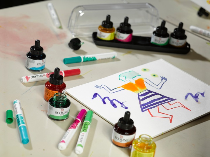 Immagine prodotto Talens Vernice opaca Ecoline (Mogano albero, 30 ml)
