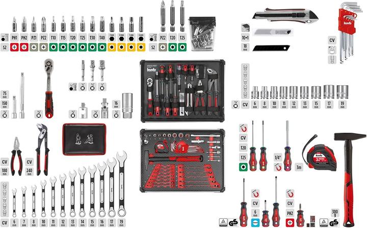 Actual product image kwb 370660 Tool case equipped (80 pieces)