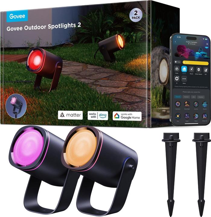 Govee Buitenspotlights (700 lm, IP67)
