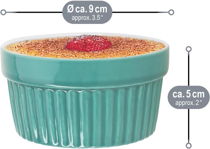 Produktbild Com-four 6er-Set Soufflé-Förmchen (9 cm)