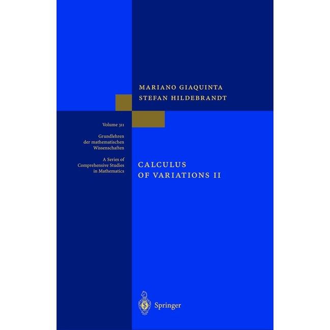 Calculus of Variations II, Fachbücher von Stefan Hildebrandt, Mariano Giaquinta