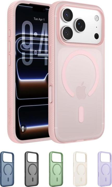 Productafbeelding Belkin Grip magn. Schutzhülle iPhone 17 Pro pink MSA035hqPK (Apple iPhone 17 Pro)