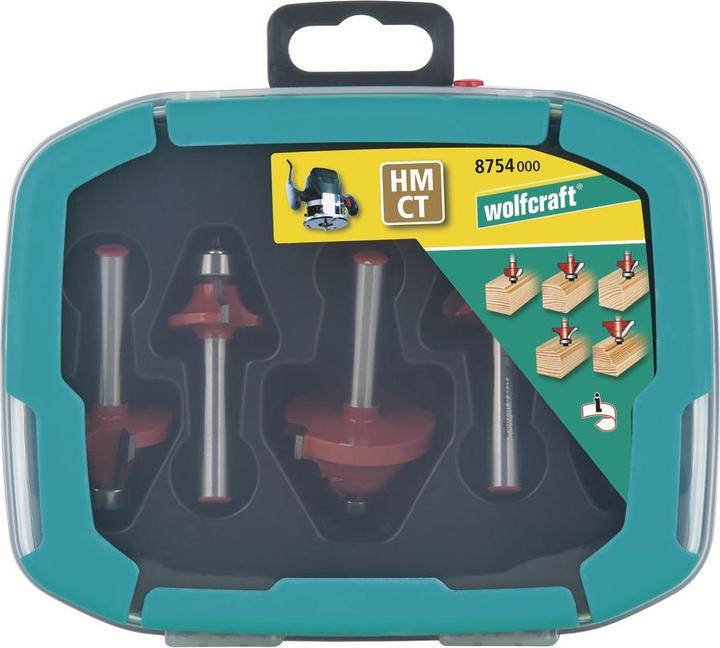 Actual product image wolfcraft 1 profile cutter set HM 5 pcs.