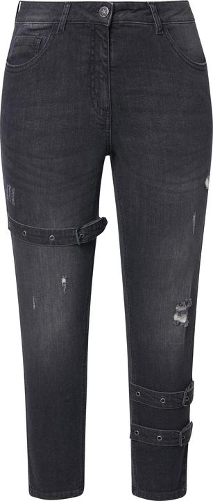 Image du produit Angel of Style PushUp-Jeans, Zierschnallen, 5-Pocket (46)