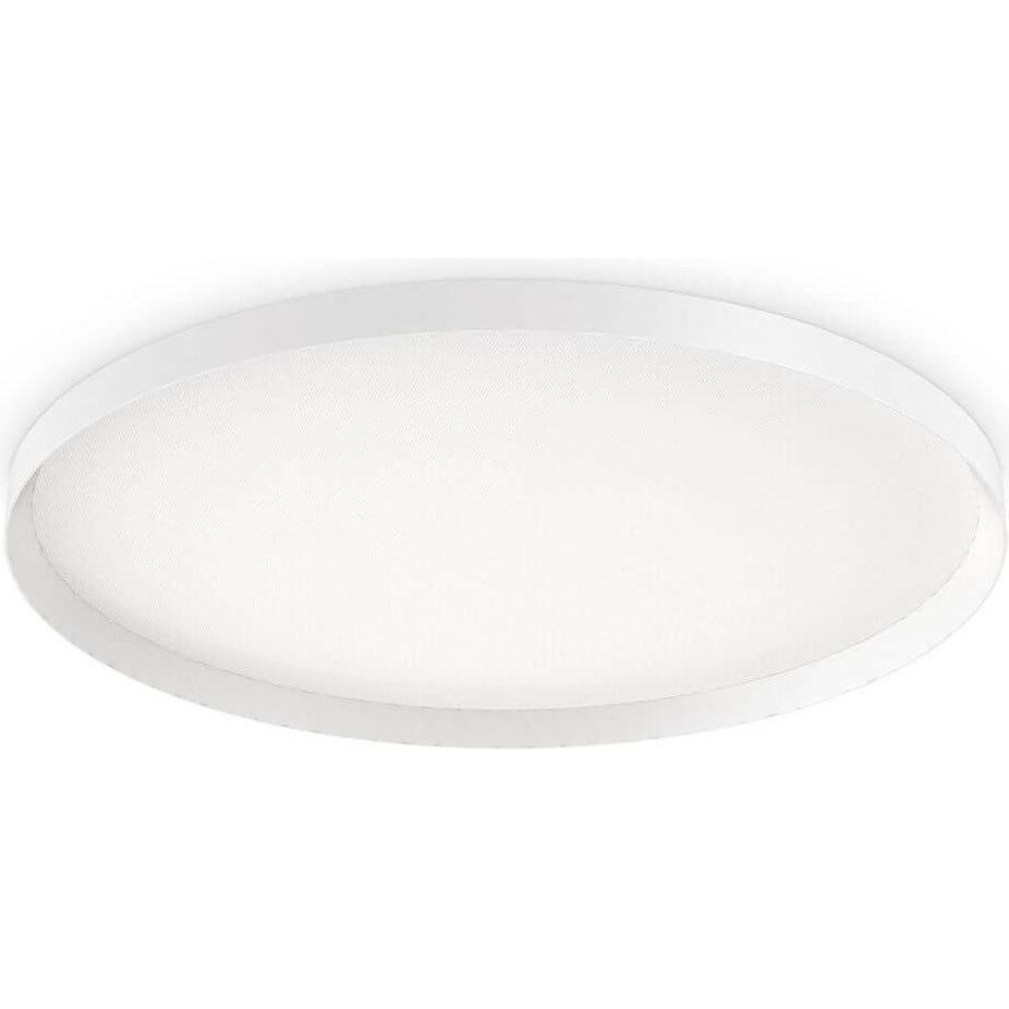 Ideal lux, Wandleuchte + Deckenleuchte, FLY LED Deckenleuchte 65W ⌀900mm Weiss IP40 neutralweiss 270241 (9900 lm)