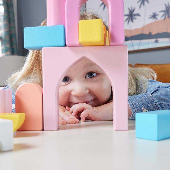 Produktbild Fisher-Price Märchenschloss Holzbausteine