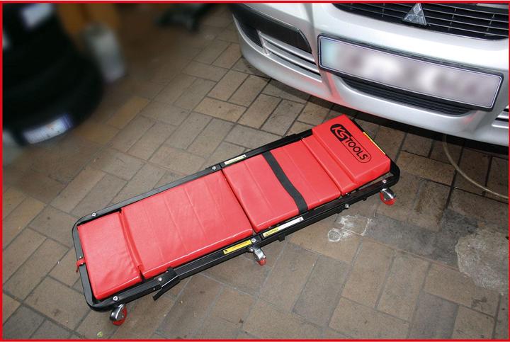 Actual product image KS Tools Drivable stretcher and folding seat, 1200x420mm