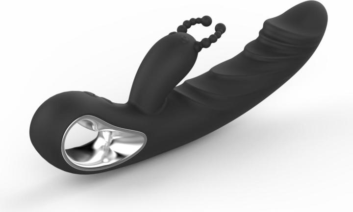 Image du produit Erolab Cheeky Bunny Masseur de point G et de clitoris Noir (ZYCP01b)