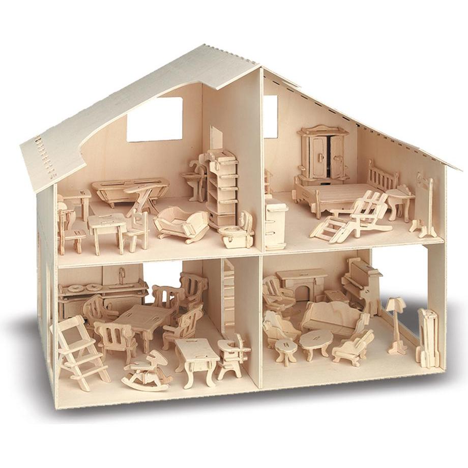 Thumbnail - Donau Puppenhaus mit Möbel