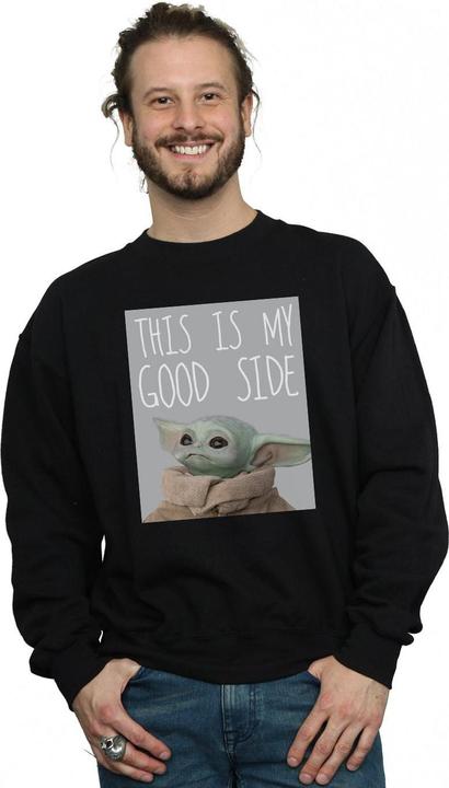 Immagine prodotto Star Wars The Mandalorian The Child Good Side Felpa Uomo (4XL)