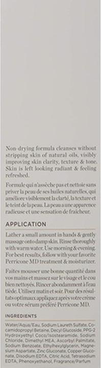 Immagine prodotto Perricone MD Perricone detergente all'estere di vitamina c 177ml (Salviette detergenti per il viso, 177 ml)