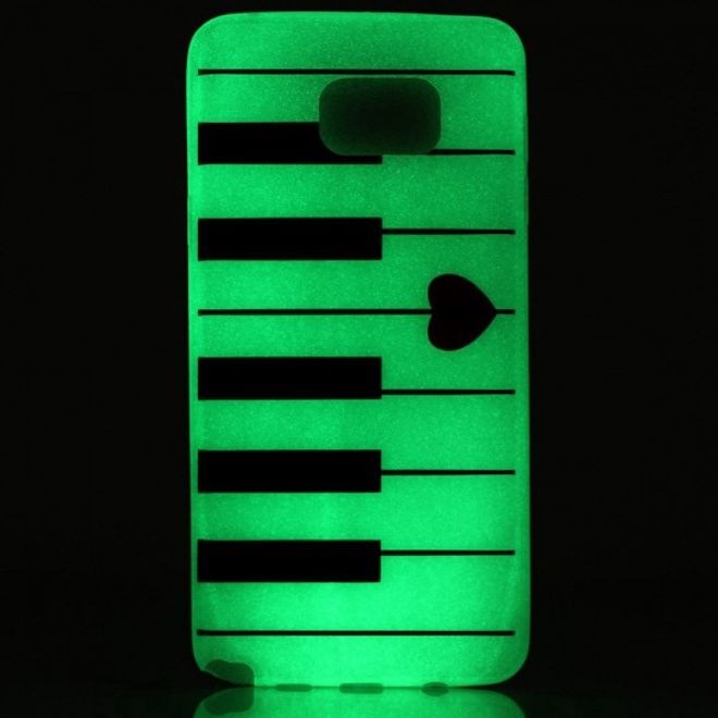 Produktbild Fluoreszierende Plastik Hülle mit Muster (Samsung Galaxy S7 Edge)