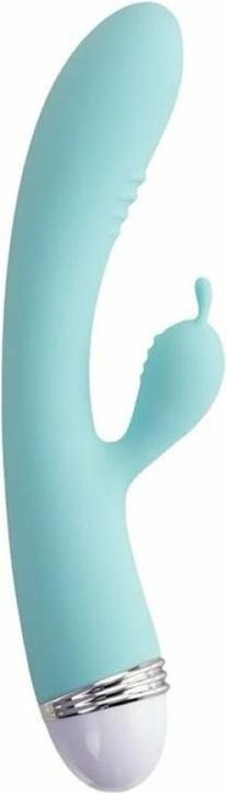 Produktbild Toyfa Vibrator mit Klitoris-Stimulator Flovetta von Iris, Silikon, mint, 22 cm