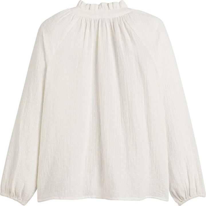 Produktbild La Redoute Collections Weite Bluse mit Stehkragen & Plumetismuster (152)