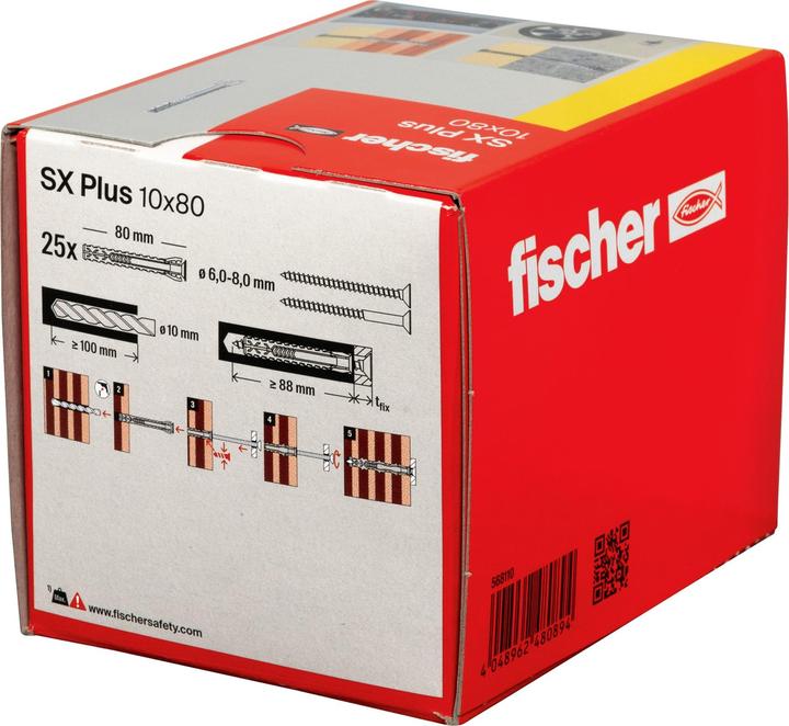 Immagine prodotto Fischer Dübel SX Plus 10x80 (25 pz.)